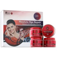 OkaeYa.com Absolute Age Repair Blueberry & Grape Wine Facial Kit